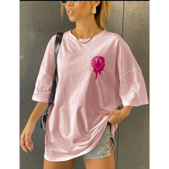 Oversized Graphic Tee L - Picture 2 of 4